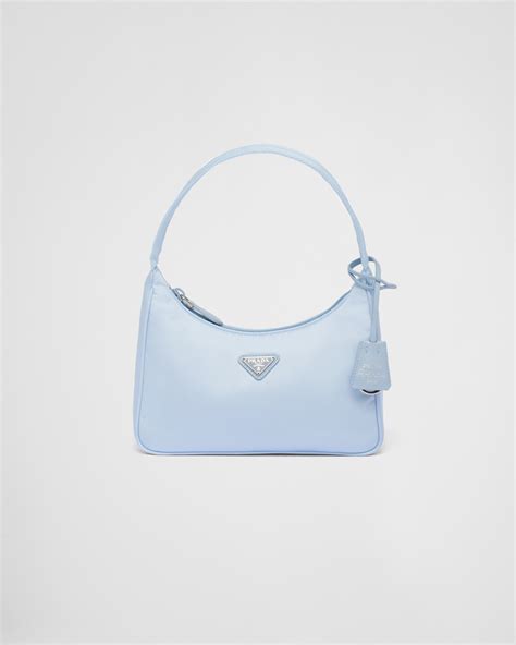 prada tasche nylon blau|prada nylon bag.